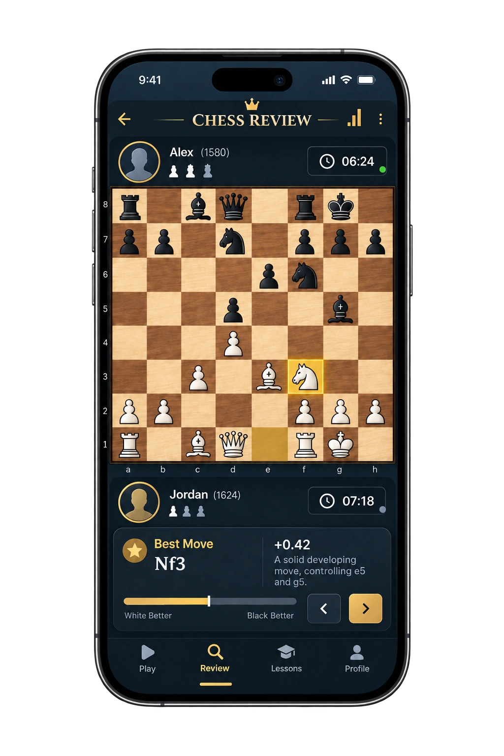 ChessTier mobile app preview